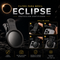 Pack Filtro Eclipse Solar para Móvil con Clip – Protección para Cámara